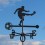 Weathervane Football player