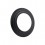 Flue pipe rosette Ø120mm black