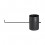 Flue pipe clap Ø180mm 25cm black