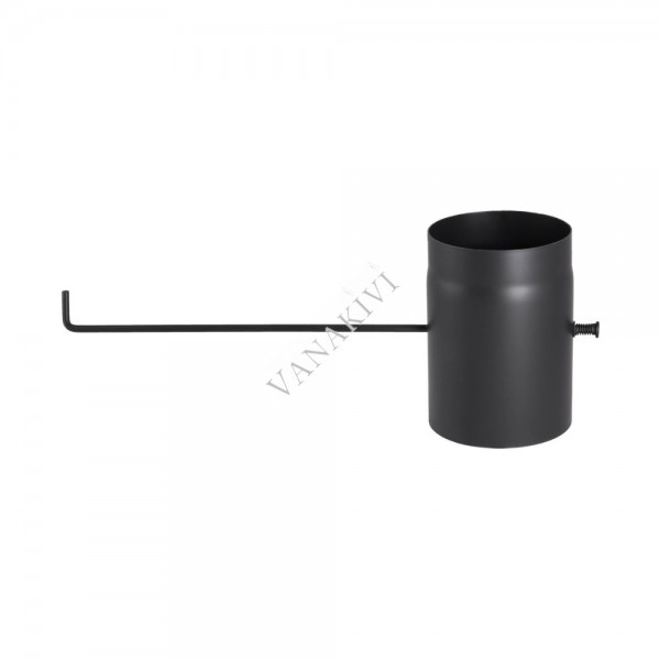 Flue pipe clap Ø180mm 25cm black