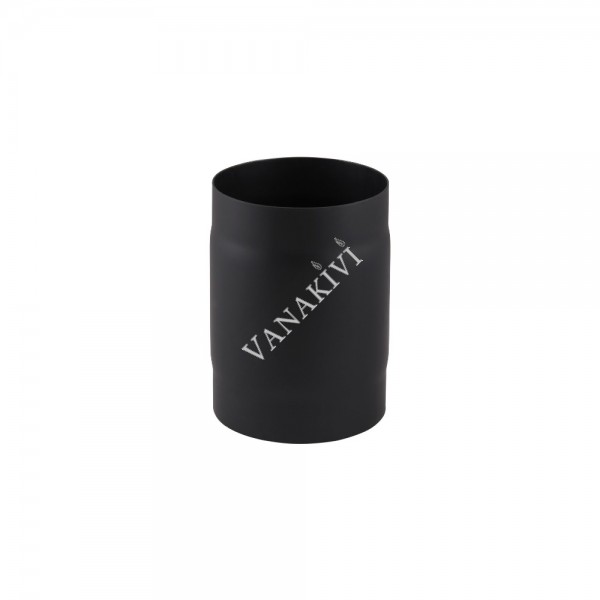 Flue pipe connection Ø180/180mm 25cm black
