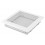 Ventilaton grate Classic 16x16cm white