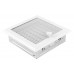 Ventilaton grate Classic 16x16cm with venetian blind white