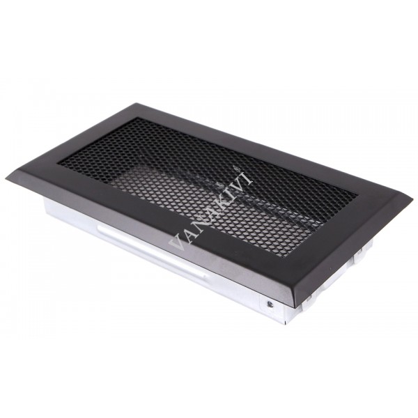 Ventilaton grate Classic 10x20cm black matt