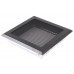 Ventilaton grate Classic 16x16cm black matt