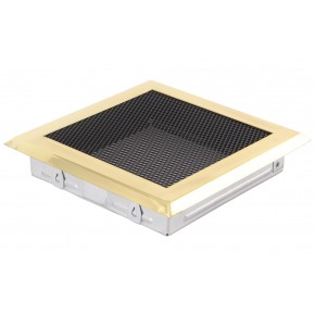 Ventilaton grate Classic 16x16cm brass
