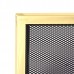 Ventilaton grate Classic 16x32cm with venetian blind brass