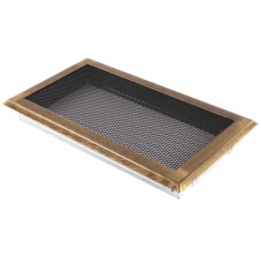 Ventilaton grate Classic 16x32cm brass patina