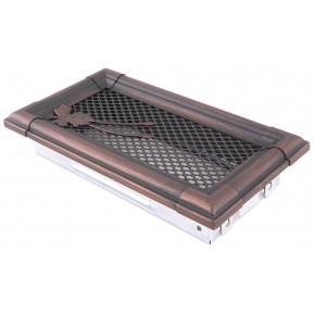 Ventilaton grate Retro 10x20cm copper patina