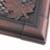 Ventilaton grate Retro 16x16cm with venetian blind copper patina