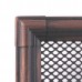 Ventilaton grate Retro 16x32cm with venetian blind copper patina