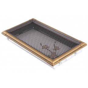 Ventilaton grate Retro 16x32cm golden patina