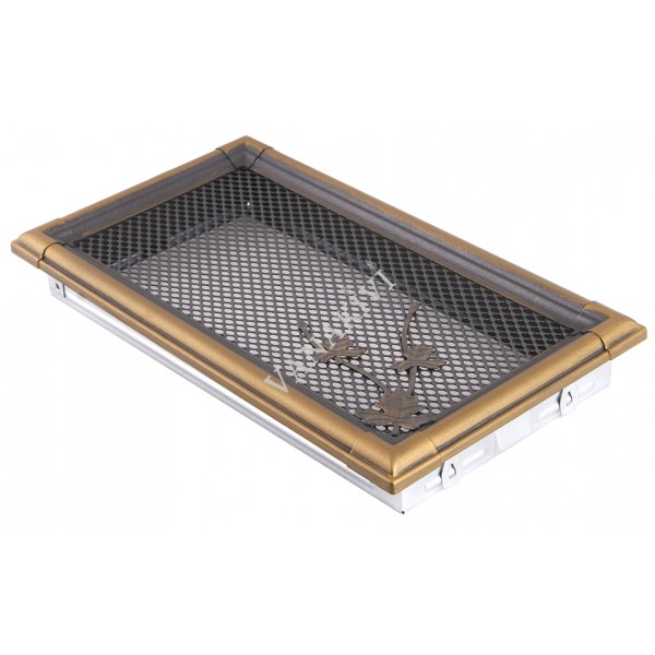 Ventilaton grate Retro 16x32cm golden patina