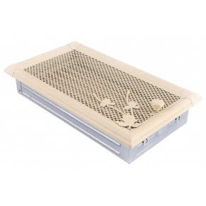 Ventilaton grate Retro 16x32cm with venetian blind ivory