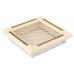 Ventilaton grate Exclisive 16x16cm ivory / brass-patina