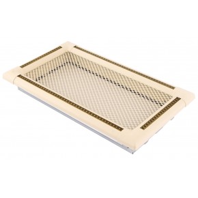 Ventilaton grate Exclisive 16x32cm ivory / brass-patina