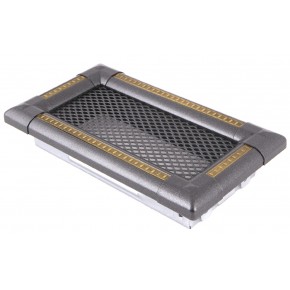 Õhurest Exclisive 10x20cm grafiithall / messing-paatina