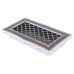 Ventilaton grate Deco 10x20cm silver patina