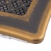 Ventilaton grate Deco 16x32cm golden patina
