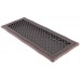 Ventilaton grate Deco 16x45cm copper patina