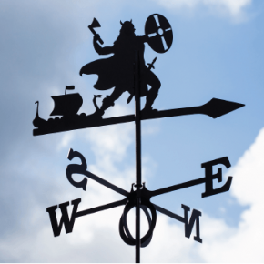 Weathervane Viking