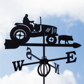 Weathervane Tractor driver