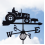 Weathervane Tractor driver