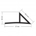 Chamfer with nail flange 20mm L=2500mm