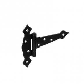 Gate hinge ZTO125C 125x2,5mm black