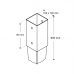 Drive-in post support 100x100x900mm