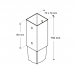 Drive-in post support 70x70x750mm