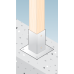 Base post support 90x90x150mm