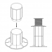 Spacer tube DS 100mm