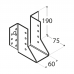 Joist hanger 60x190x2,0mm outer