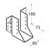 Joist hanger 80x180x2,0mm outer
