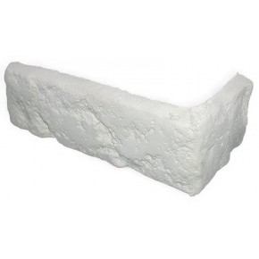 Dekoratiivkivi Loft Brick White nurgakivi