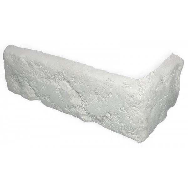 Dekoratiivkivi Loft Brick White nurgakivi