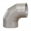 Sauna shimney Vilpra DW50 elbow Ø115mm/85°