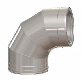 Sauna shimney Vilpra DW50 elbow Ø115mm/85°