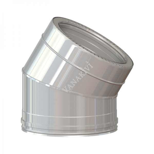 Double wall shimney Vilpra DW25 elbow Ø180mm/30°