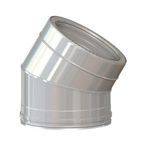 Double wall shimney Vilpra DW25 elbow Ø200mm/30°