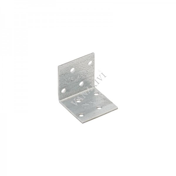Angle bracket 40x40x40x2,0mm perforated