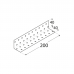 Naelutusnurk 40x40x200x2,0mm perforeeritud