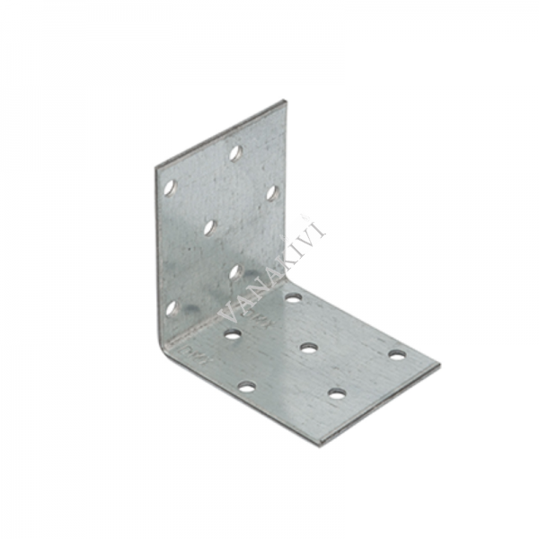 Angle bracket 60x60x50x2,0mm perforated