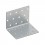 Angle bracket 60x60x80x2,0mm perforated