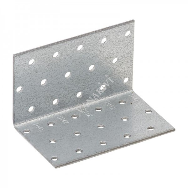 Angle bracket 60x60x100x2,0mm perforated