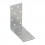 Angle bracket 80x80x40x2,0mm perforated