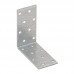 Angle bracket 80x80x40x2,0mm perforated