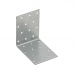 Angle bracket 80x80x60x2,0mm perforated