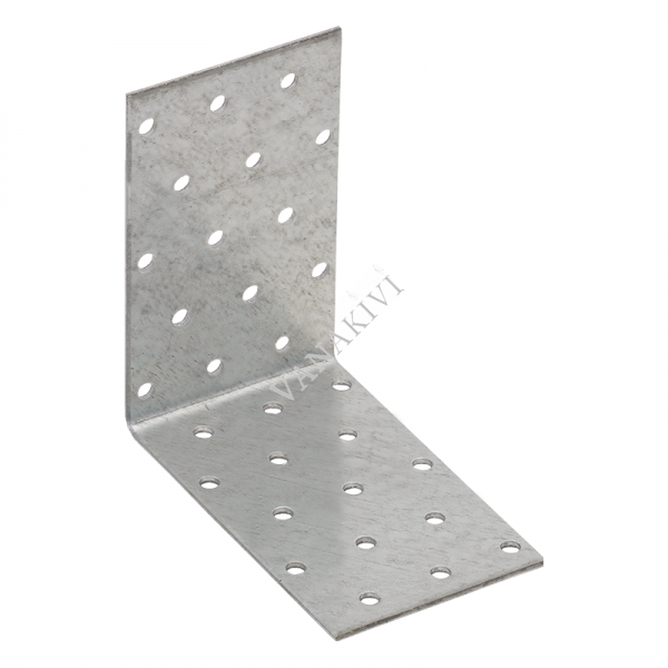 Angle bracket 100x100x60x2,0mm perforated
